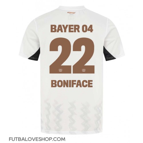 Dres Bayer Leverkusen Victor Boniface #22 Preč 2024-25 Krátky Rukáv